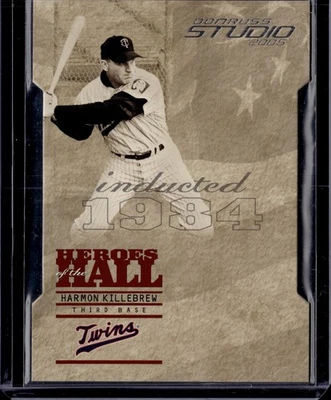 2005 Donruss Studio Harmon Killebrew Heroes of the Hall Die Cut 57/75 - Image 1 of 2