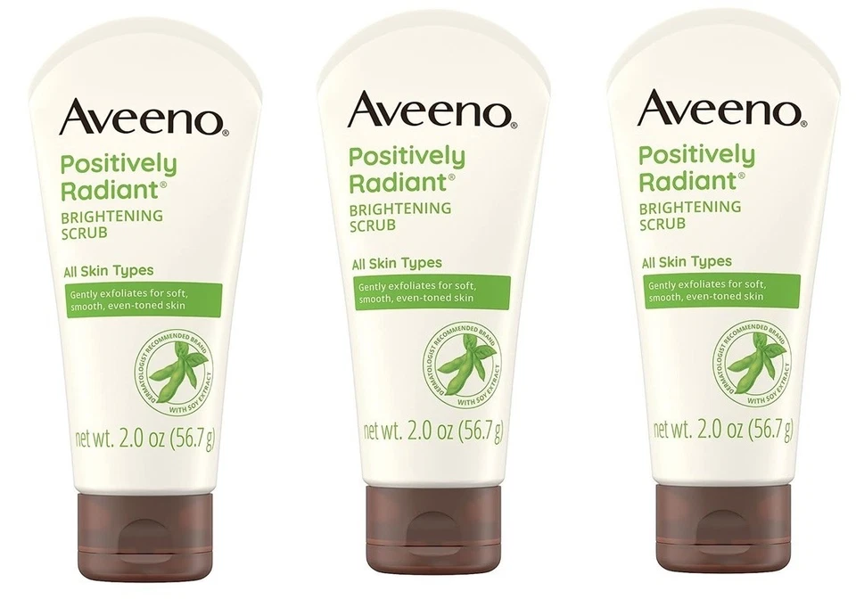 Осветляющий скраб BL Aveeno Positively Radiant 2 унции x 12 штук - Изображение 1 из 1