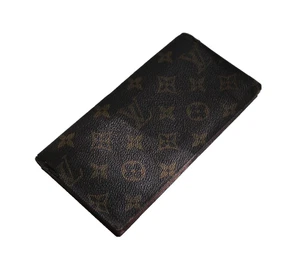 Vintage Louis Vuitton Monogram Porte Chequier Double 80s - Foto 1 di 10