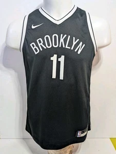 Nike Black Brooklyn Nets Swingman Basketball Jersey Kyrie Irving #11 Youth Large - Picture 1 of 10