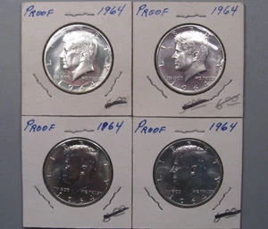 Medio dólar de plata JFK Kennedy 1964 de prueba 4.  #13 - Imagen 1 de 11