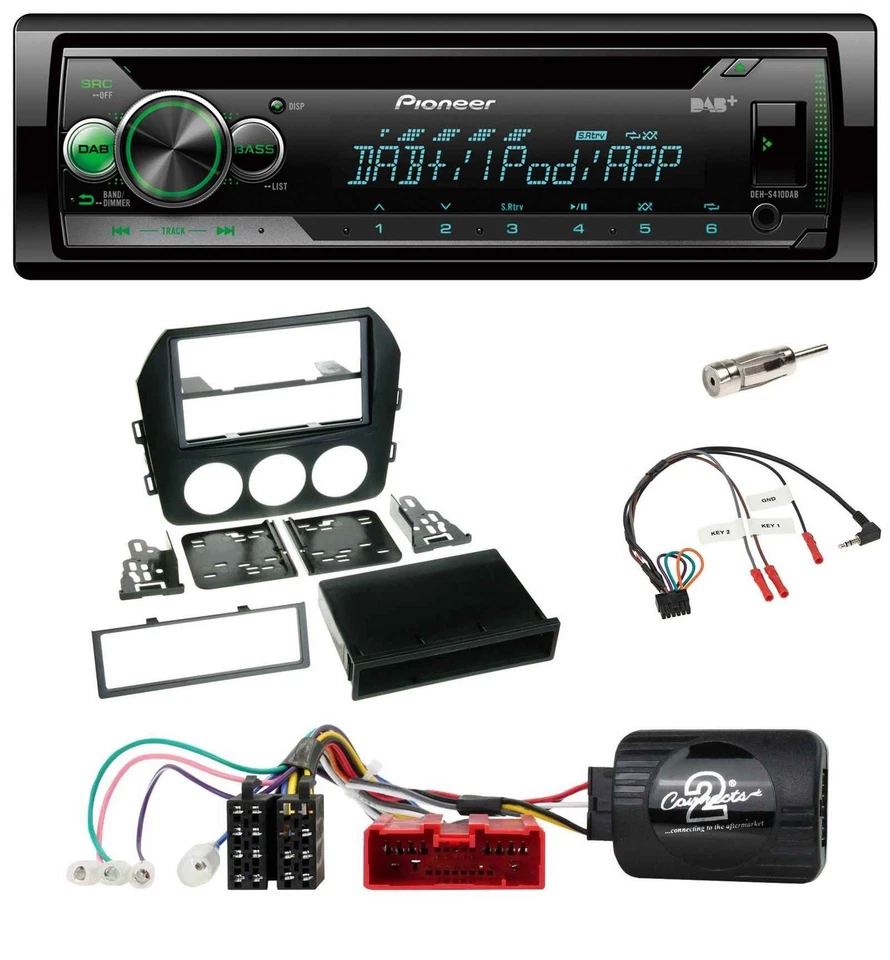 Pioneer USB MP3 DAB Lenkrad CD Autoradio für Mazda MX 5 NC 2009-2015 - Bild 1 von 4