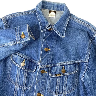 Chaqueta de Camionero Lee Denim De Colección EE. UU. Etiqueta Años 80 Talla 20 Mujeres XS Pequeña Western Rodeo Años 90 Foto 1 de 4