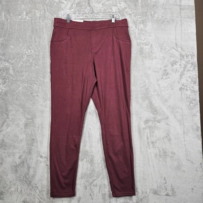 Leggings elásticos Tono Yoga Mujer XL 16-18 Parece Jeans Granate Bin 4490-1336 Foto 1 de 4