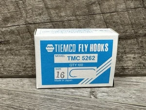 Umpqua Tiemco Fly Tying Hooks TMC 5262 Size 16 Nymphs & Bucktails - Picture 1 of 2