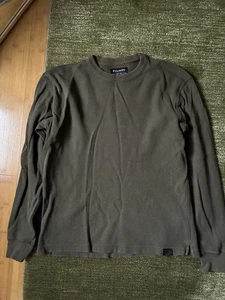 Filson Waffle Knit Thermal Crewneck - Green Medium - Picture 1 of 3