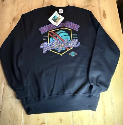 NWT Vintage 90’s Neon Crew Neck. Rare. Volleyball  - Image 1 of 4