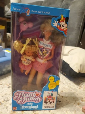 Raro DE COLECCIÓN 1989 CORAZÓN FAMILIA VISITAS DISNEYLAND DISNEY MAMÁ NIÑA MATTEL # 7555 Foto 1 de 4
