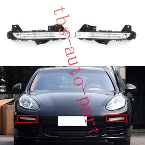 New For Porsche Panamera 970.2 2014-2016 LH&RH Side Front Bumper Fog Light - Picture 1 of 9