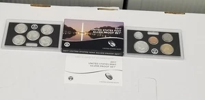 2017 United States Mint Silver Proof Set With COA Orginal Government Box E1 - Picture 1 of 11
