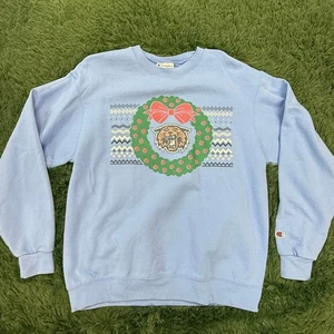 Villanova University Large Blue Holiday Sweatshirt Christmas Unisex NCAA - Picture 1 of 7