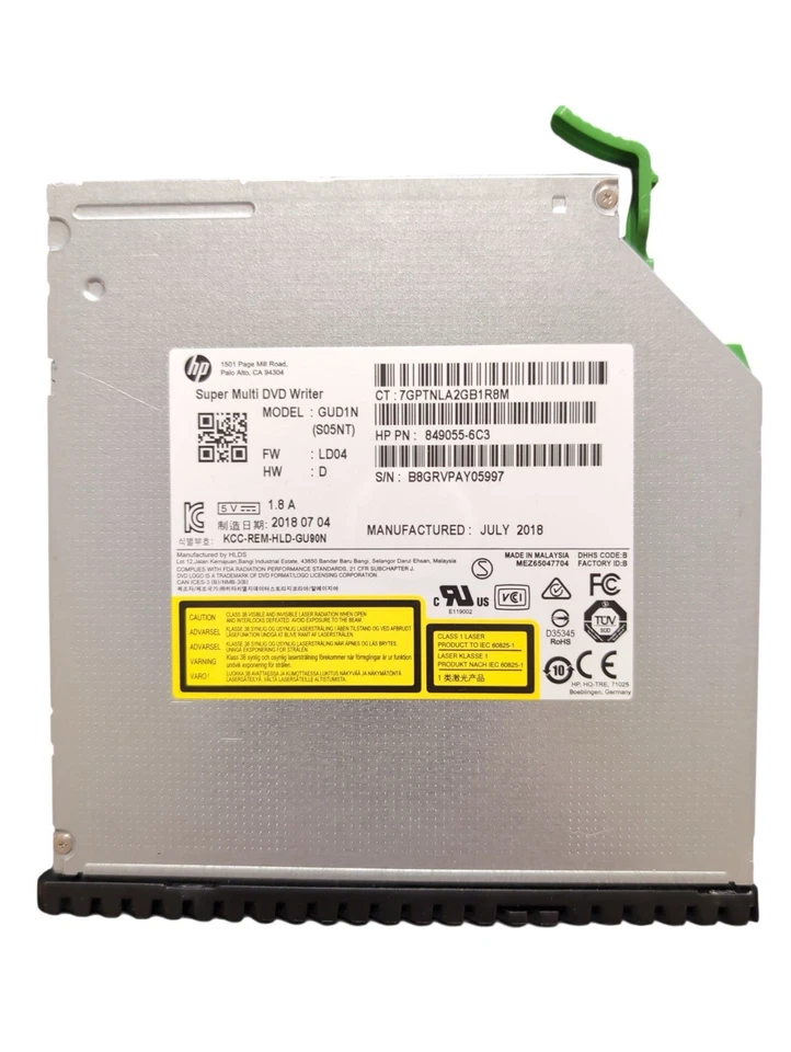 Grabadora de CD/DVD HP EliteDesk 800 con bisel y caddy 849055-6C3 DOM julio 2018 probada Foto 1 de 4