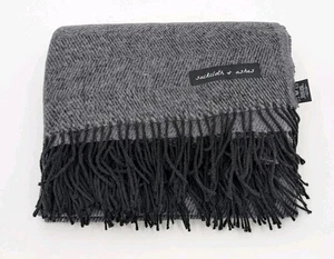 Sackcloth & Ashes Essentials Gray Blanket 59 x 70 SOLD OUT Style #157007  - Foto 1 di 8