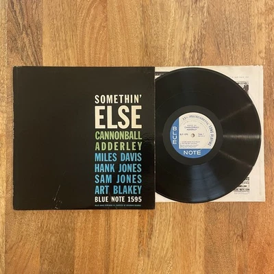 OG 1ST PRESSING Cannonball Adderley Somethin' Else Miles Davis 1958 BLP 1595 RVG - Image 1 of 4