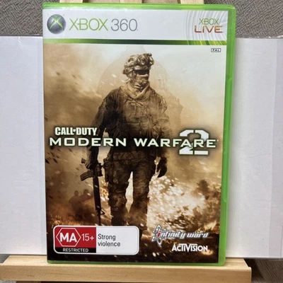 Call of Duty Modern Warfare 2 Microsoft Xbox 360 Game Complete With Manual PAL - image 1 of 4