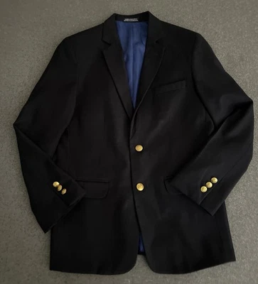 Blazer Nautica Niños Azul Marino 14 R Dorado Ancla Botón Abrigo Deportivo Chaqueta Preppy Foto 1 de 4