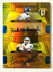 2024 Panini Gold Standard Rick Upchurch, Vance Johnson AUTO Card #/99 Broncos! - Picture 1 of 3