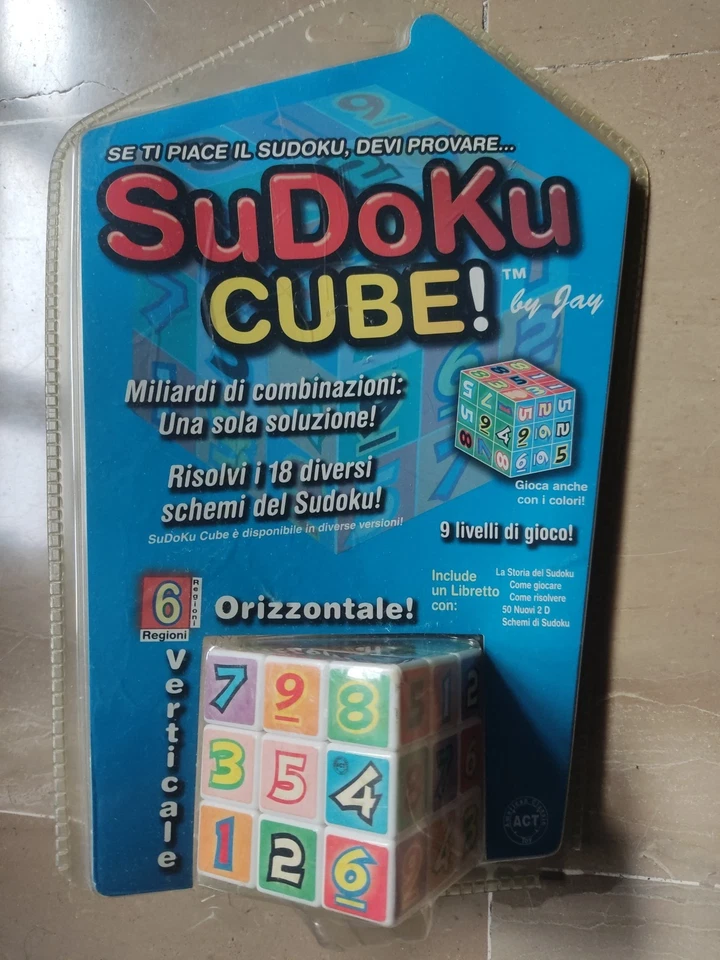  SuDoKu CUBE LOGICA rompicapo Con Istruzioni  - Immagine 1 di 4