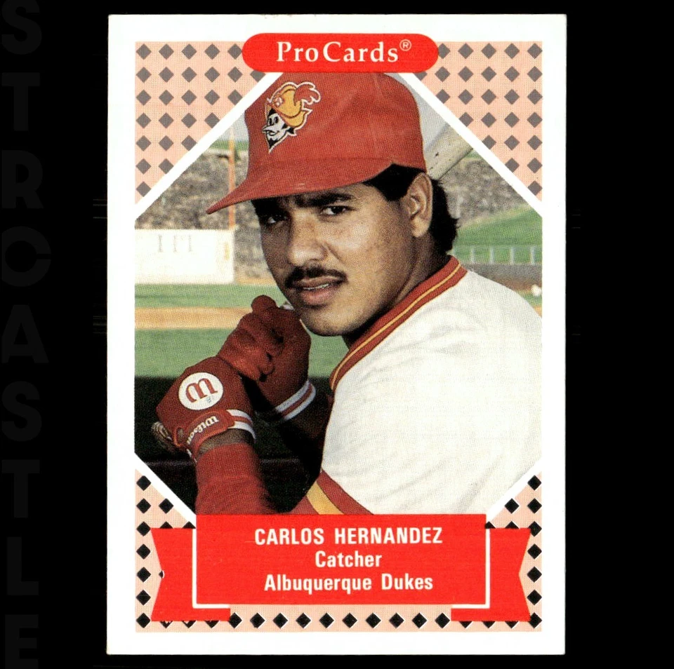 Carlos Hernandez 1991 ProCards Tomorrow's Heroes #239 Los Angeles ⚾Baseball RC - Image 1 of 3
