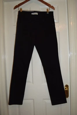 Next Lift Slim & Shape Slim Leg Jeans Stretch 12 LONG 30W 32L High Rise Black A1 - Image 1 of 4