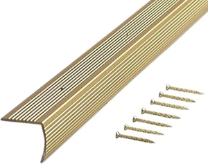 M-D Building Products 79020 1-1/8 Zoll X 1-1/8 Zoll X 36 Zoll Satin Messing Aluminium - Bild 1 von 12