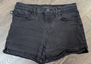 Rock & Republic Kimber Shorts Women's Size 8 Raw Hem Black 31/3 (101) - Picture 1 of 3