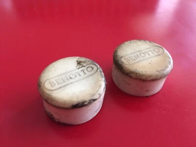 BENOTTO HANDLEBAR COVERS - Used - Plastic Covers - Vintage Bicycle Parts - Image 1 of 2