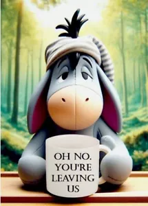 Tarjeta Oh No, You're Leaving A5 - Nuevo trabajo buena suerte felicitaciones - Imagen 1 de 3