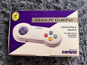 Gravis IBM PC GamePad ControlPad and Joystick Vintage 1993 - Picture 1 of 3
