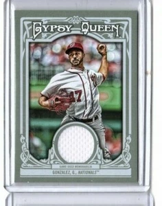 2013 Topps Gypsy Queen Relics Gio Gonzalez #GQR-GG - Picture 1 of 2