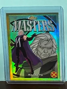 2025 Topps Finest Marvel X-Men ‘97 Masters Magneto #64 Gold Refractor /50 SSP - Picture 1 of 3