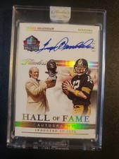 2020 Flawless HOF Terry Bradshaw On Card Auto 10/10 Mint