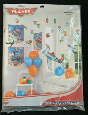 Disney Pixar Aviones Película Cumpleaños Fiesta Decoración Habitación Transformación Kit Foto 1 de 2
