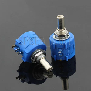 2 x 500 Ohm 3590S-2-501L rotierend verdrahtet Präzisionspotentiometer Topf Multiturn - Bild 1 von 4