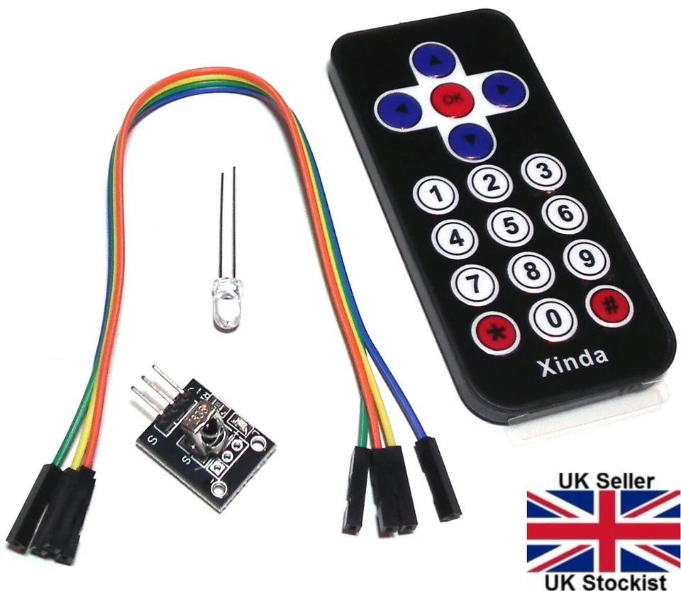 Infrared Remote Control Module Transmitter Receiver Kit Arduino PIC Raspberry Pi - Image 1 of 1