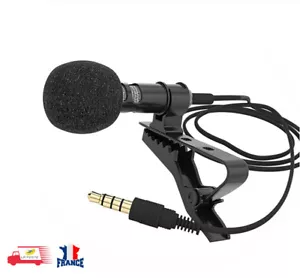 Mini Microphone à condensateur Lavalier 3.5mm micro de Téléphone portable - Imagen 1 de 6