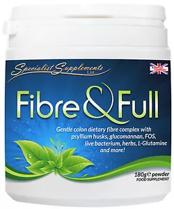 Dietary Fibre & Full Powder Complex 2-PACK 360g Glucomannan Psyllium Probiotics - Picture 1 of 1