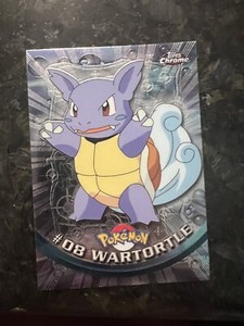 Wartortle (Topps Chrome Series 1) Holo Pokemon Card