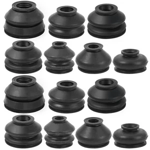 14x Rubber Universal Ball Joint Dust Boot Cover Tie Rod End Set /Kit Part -Black - Picture 1 of 8
