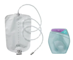 Urinalkondom Conveen Optima 28mm Standard mit Security+ Schlauch und Bettbeutel - Bild 1 von 5