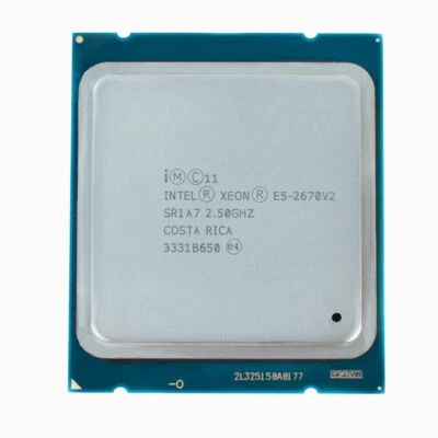 Intel Xeon E5-2670 v2 2.50 GHz SR1A7 10 Cores 20 Threads LGA2011 CPU Processor - Image 1 of 2