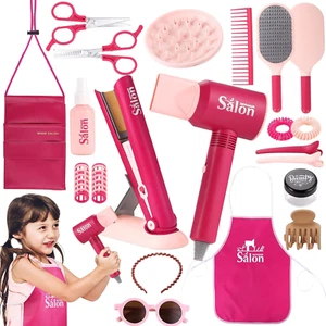 Pretend Hair Salon Toys for Girls,Pretend Makeup for Toddlers Dress up Beauty Sa - Picture 1 of 11