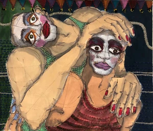CIRCUS - Original Painting by Argentinian Artist - Circus Collection Art 108 - Picture 1 of 4