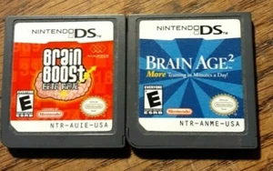 Lotto Brain Boost: Beta Wave & Brain Wave 2 (Nintendo DS) in ottime condizioni e testato - Foto 1 di 1