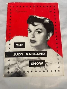 Vintage JUDY GARLAND SHOW Miss Showbusiness PROGRAMM Broschüre Broschüre Okt 1957 - Bild 1 von 4