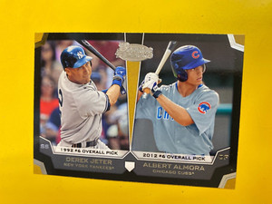 47564 2012 Bowman Draft Dual Top 10 Picks #JA Albert Almora Derek Jeter YANKEES