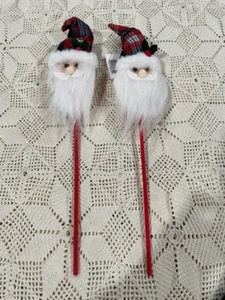 Weihnachtsmann Kopf Blumen Pick 19 Zoll groß Blumen Weihnachtsdekoration - Bild 1 von 8