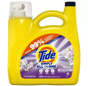 Tide Simply Flüssigwaschmittel Beerenblütenduft 117 oz, 89 Ladungen - Bild 1 von 6