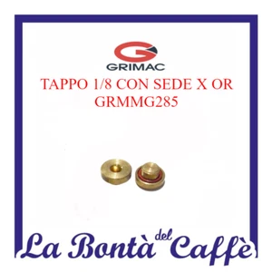 RICAMBIO ORIGINALE TAPPO 1/8 CON SEDE X OR PER MACCHINA GRIMAC GRMMG285 - Picture 1 of 1