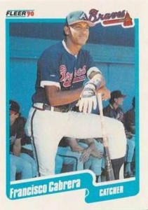 Francisco Cabrera 1990 Fleer Update #U-2 Braves ID:18247